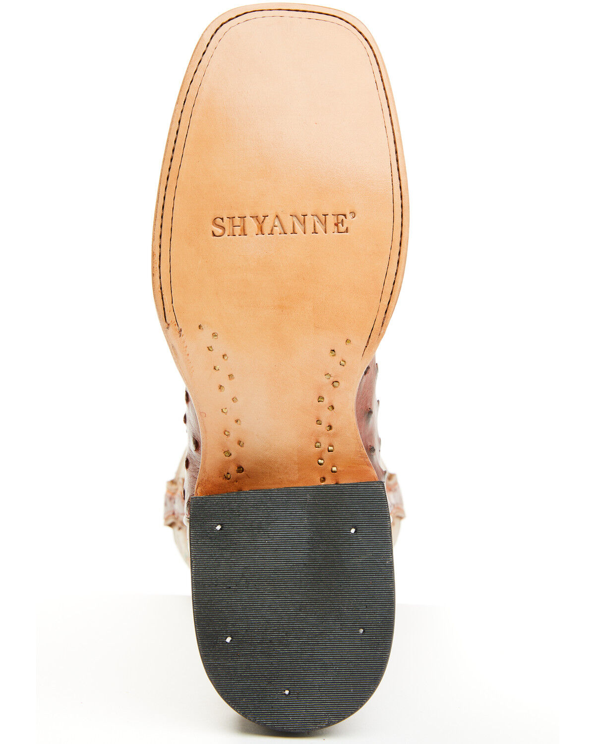 Image #7 - Shyanne Women's Brandie Exotic Ostrich Western Boots - Broad Square Toe, Brown, hi-res