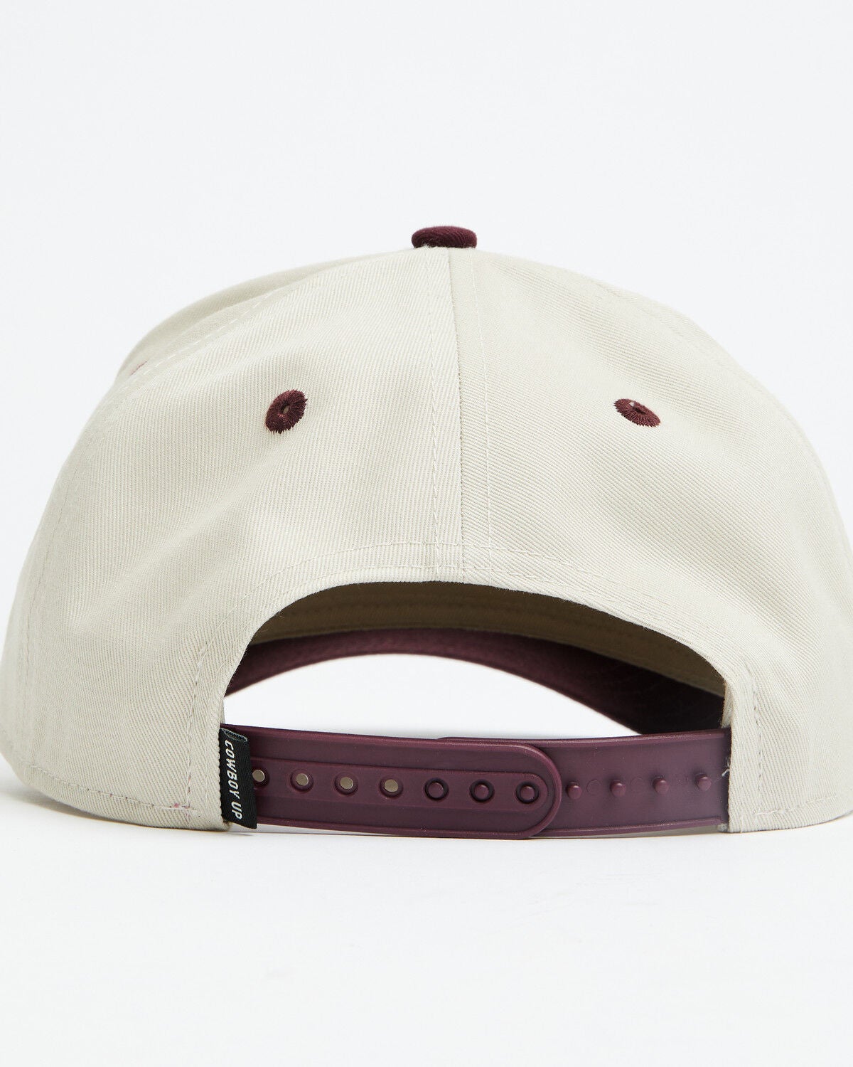 Image #3 - Cowboy Up Women's Rebel Belle Ball Cap, Maroon, hi-res
