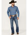 Image #1 - Ariat Men's M5 Walden Martson Medium Wash Straight Jeans, Blue, hi-res