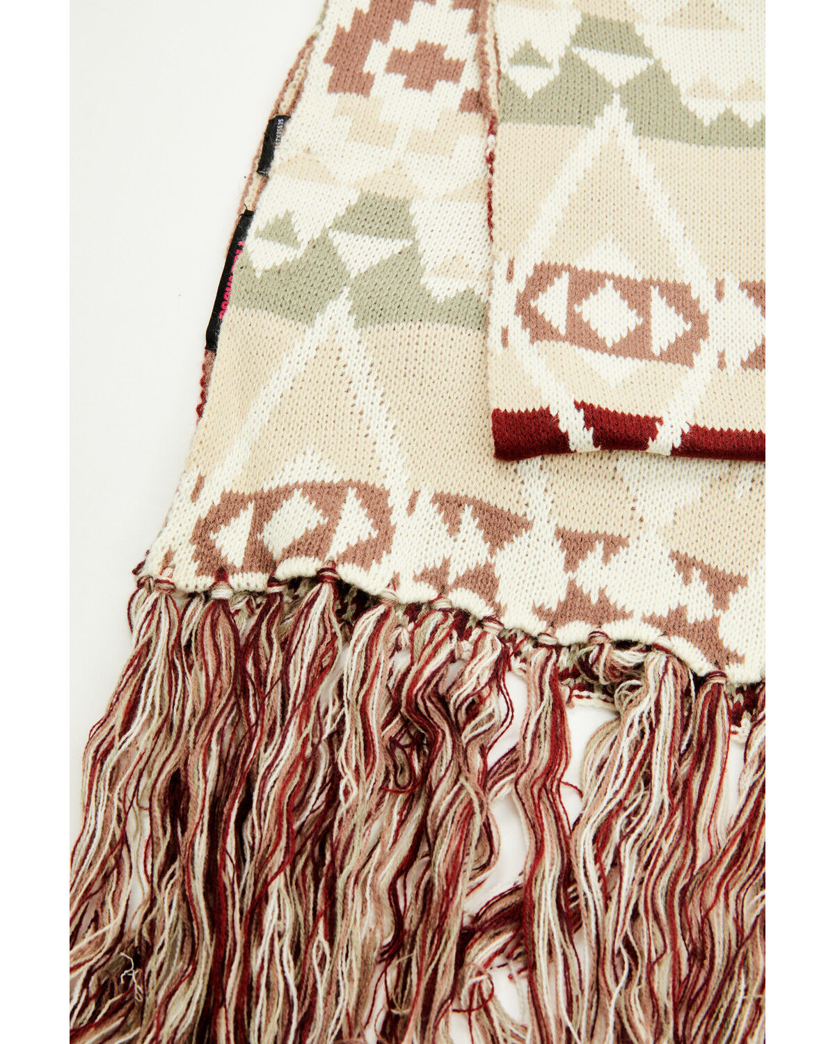 Image #3 - Panhandle Women's Southwestern Print Scarf Set - 3 Piece, Tan, hi-res