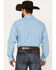 Image #4 - Cinch Men's Checkered Print Long Sleeve Button Down Shirt, Light Blue, hi-res