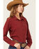Image #2 - Ariat Women's VentTEK Stretch Long Sleeve Button Down Western Shirt, , hi-res