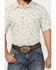 Image #3 - Gibson Trading Co Men's Groovy Floral Print Short Sleeve Button-Down Western Shirt - Tall, Ivory, hi-res