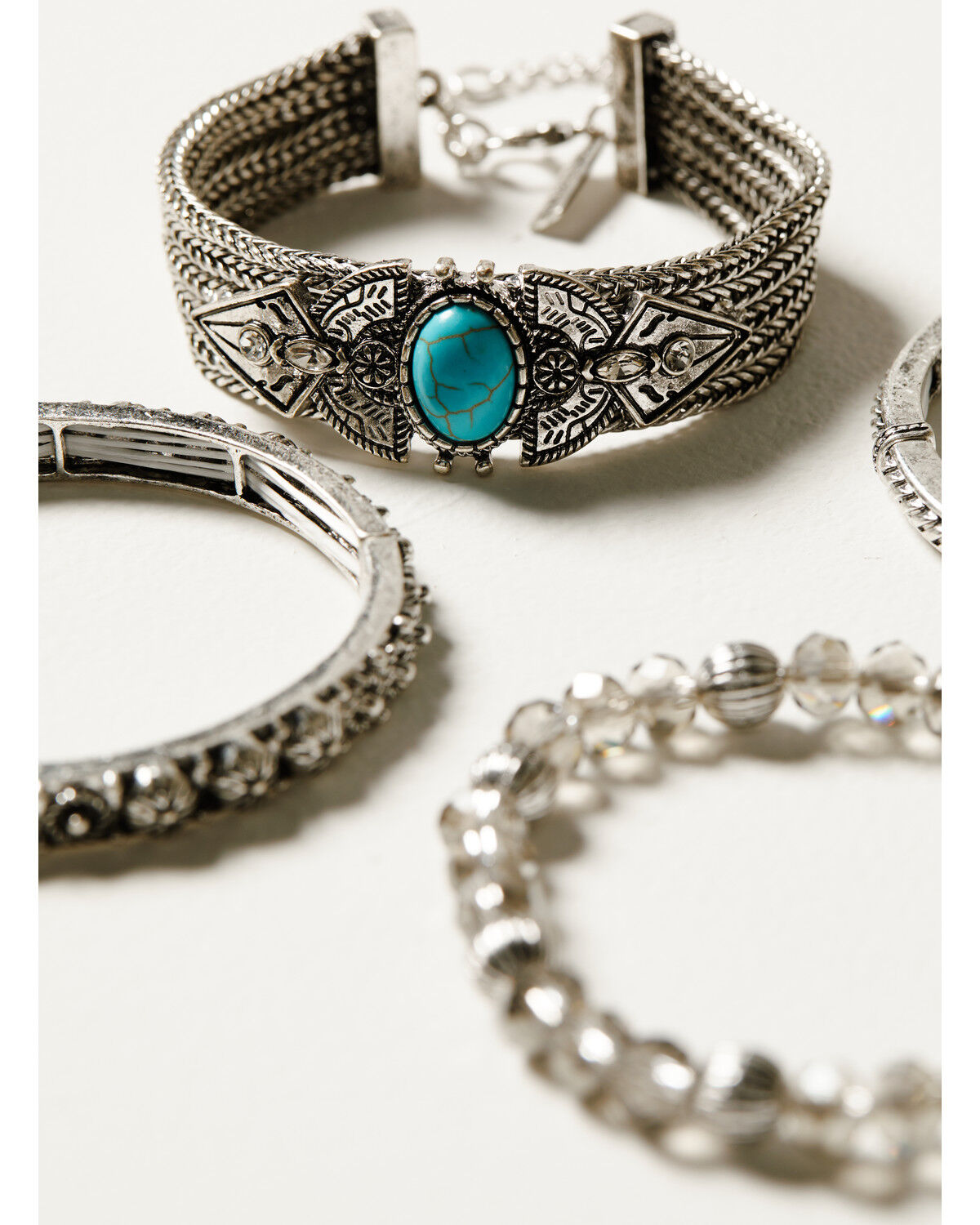 Image #2 - Idyllwind Women's 4-Piece Kenton Bracelet Set, Silver, hi-res
