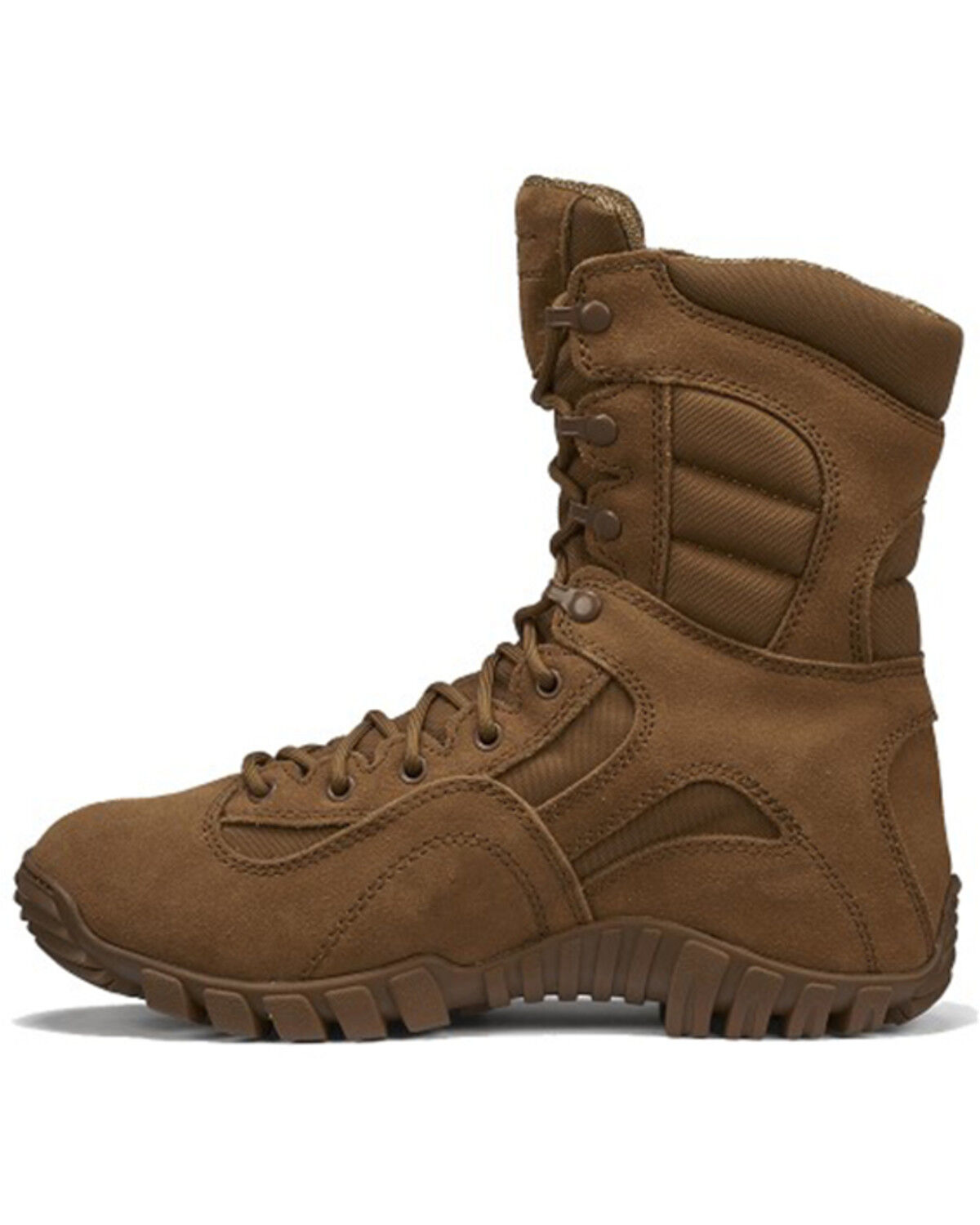Image #3 - Belleville Men's Khyber 8" Waterproof Insulated Assault Work Boots - Soft Toe, Brown, hi-res