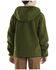 Image #3 - Carhartt Toddler Boys' Half Zip Long Sleeve Fleece Hooded Pullover , Green, hi-res