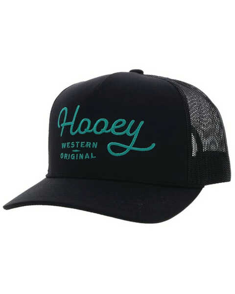 Hooey Men's OG Mesh Baseball Cap, Black, hi-res