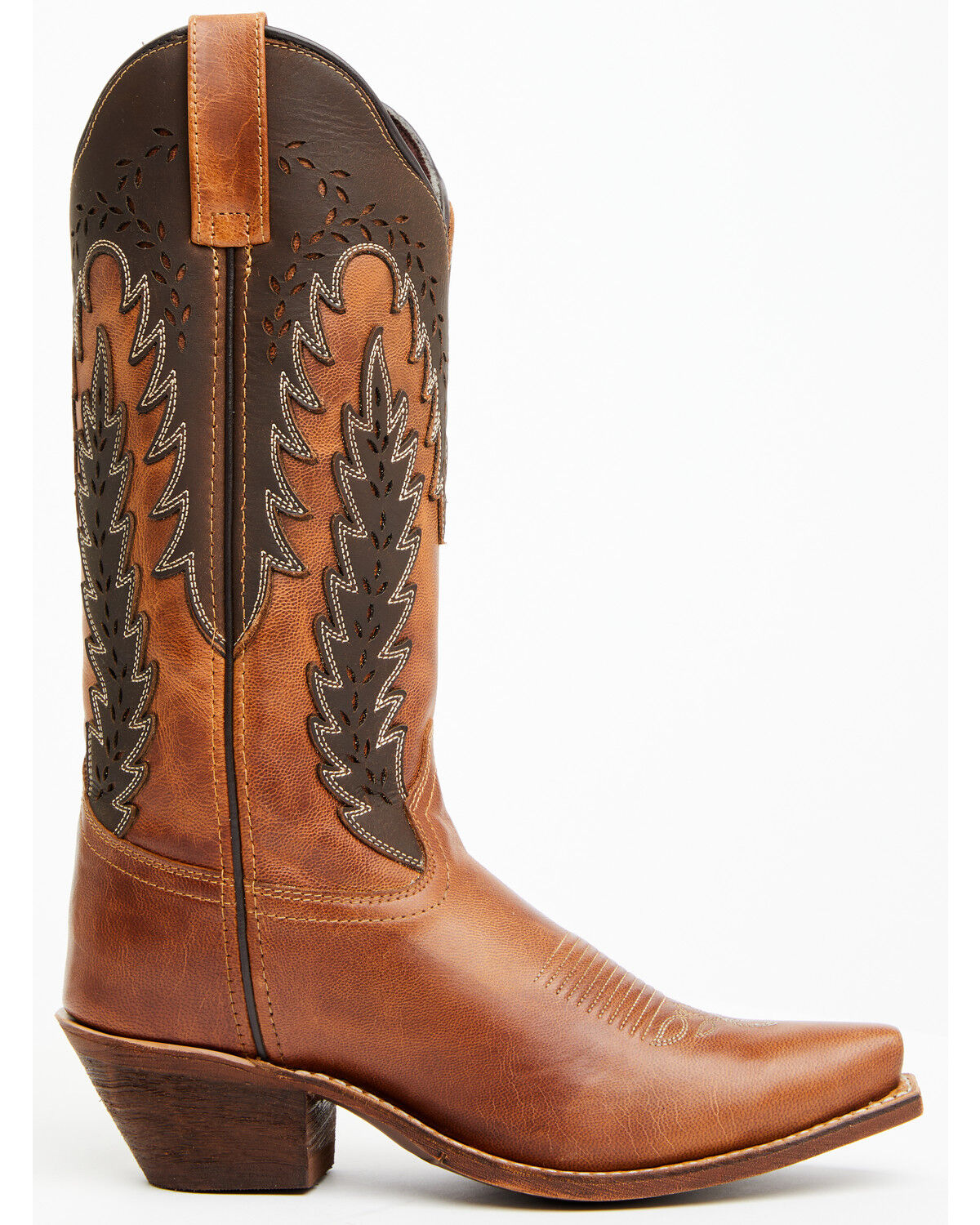 Image #2 - Laredo Women's Farah Western Boots - Snip Toe, Honey, hi-res