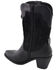 Image #8 - Milwaukee Leather Women's Snake Print Western Boots - Round Toe, Black, hi-res