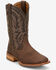 Image #1 - Justin Women's.Outlaw Ryley Performance Western Boots - Broad Square Toe, Brown, hi-res