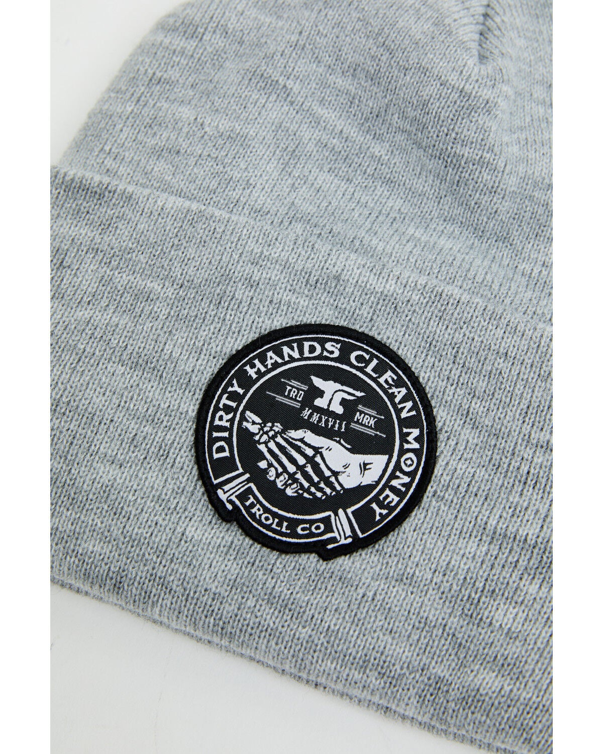 Image #2 - Troll Co Haggler Beanie, Grey, hi-res