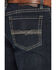Image #4 - Rock & Roll Denim Men's Alpha Dark Wash Tapered Bootcut Reflex Stretch Denim Jeans, Dark Wash, hi-res