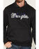 Wrangler Men's Rope Logo Graphic Hooded Sweatshirt , Charcoal, hi-res