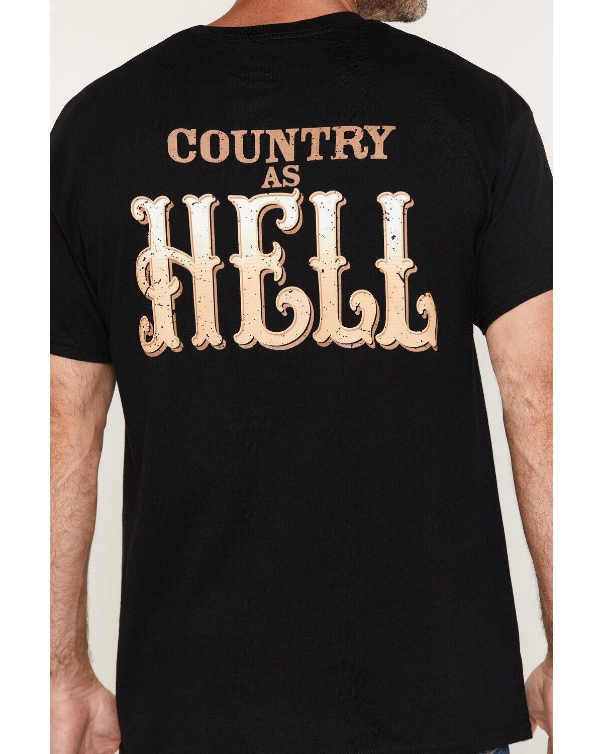 Image #4 - Cody James Men's Country as Hell Short Sleeve Graphic T-Shirt, Black, hi-res
