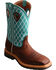 Image #1 - Twisted X Men's Lite Western Work Boots - Soft Toe, Brown, hi-res