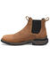Double H Men's 5" Western Work Boots - Composite Toe, Medium Brown, hi-res