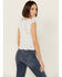 Image #4 - Revel Women's Sleeveless Crochet Tank Top, White, hi-res