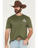 Image #2 - Cowboy Hardware Men's Redneck Tough Short Sleeve Graphic T-Shirt, Green, hi-res