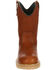 Georgia Boot Men's Wellington Barracuda Work Boots - Steel Toe, Brown, hi-res