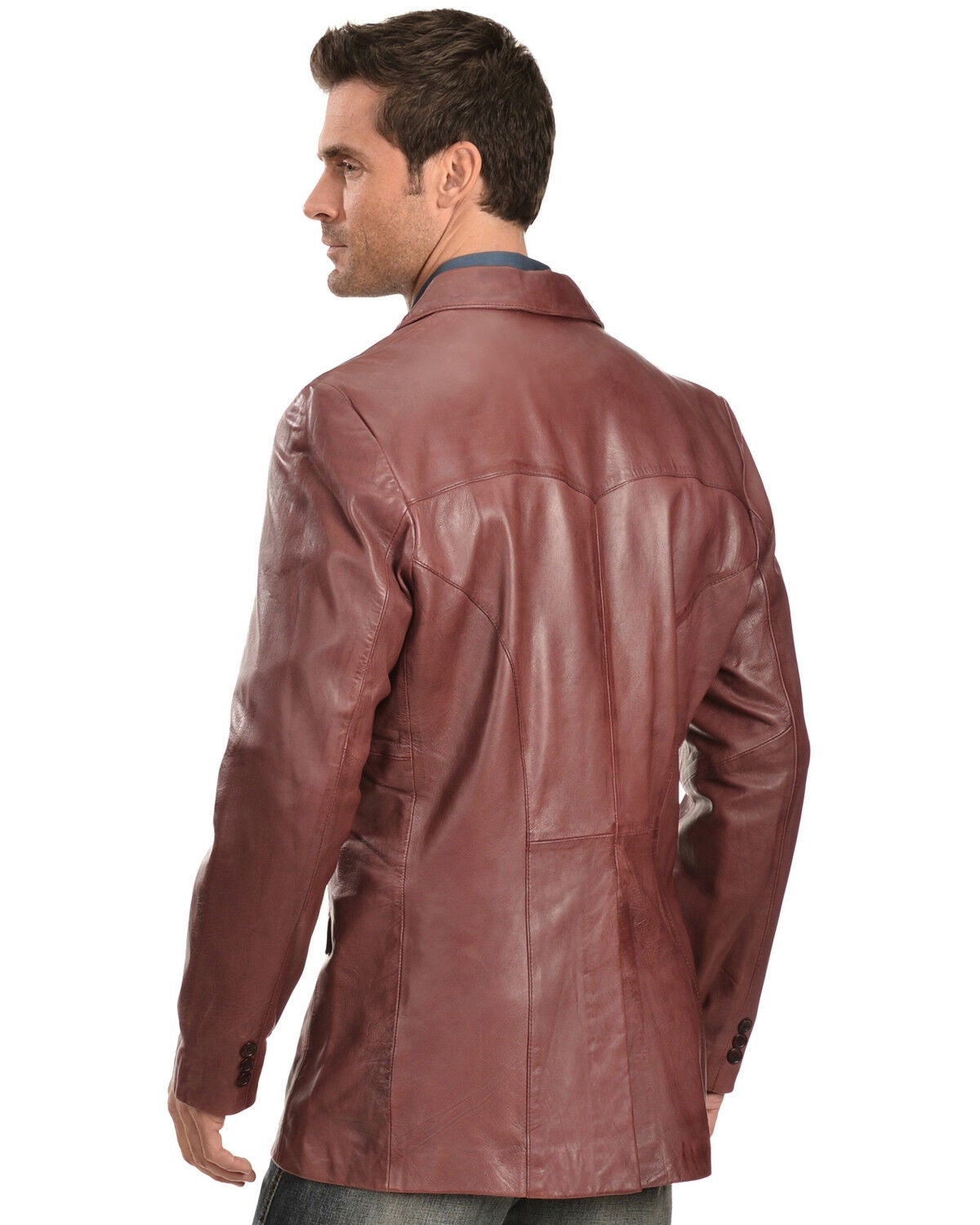 scully lamb leather blazer