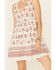 Image #3 - Very J Women's Scroll Border Dress, Cream, hi-res