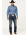 Ariat Men's M5 Ford Remming Dark Wash Stretch Straight Leg Jeans , Blue, hi-res