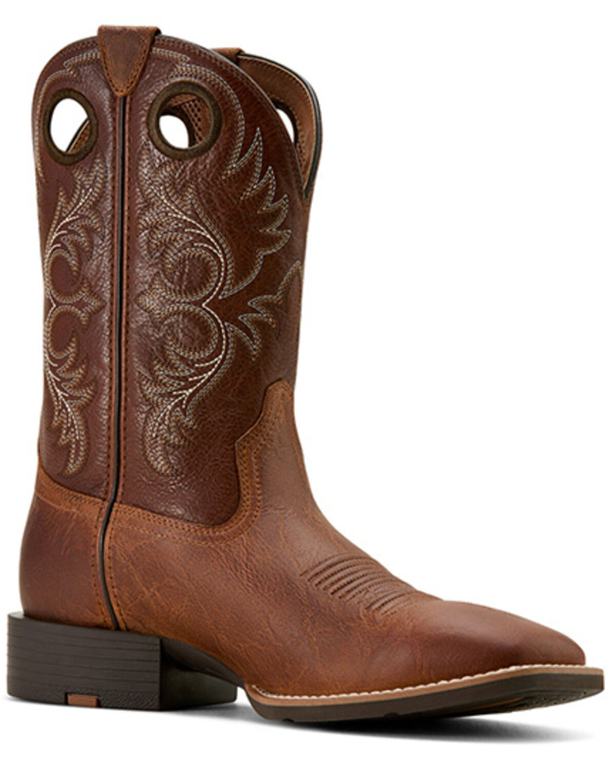 Image #1 - Ariat Men's Sport Rodeo Performance Western Boots - Broad Square Toe, Tan, hi-res