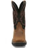Image #5 - Justin Men's Stampede Rush Western Work Boots - Composite Toe, Brown, hi-res