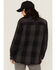 Image #4 - Carhartt Women's Rugged Flex&reg; Loose Fit Heavyweight Duck Long Sleeve Button-Down Shacket, Black, hi-res