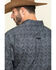 Image #5 - Tuf Cooper Men's Black Stretch Paisley Poplin Print Long Sleeve Western Shirt, Charcoal, hi-res