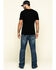Image #5 - Cody James Men's Wolfstooth Medium Wash Relaxed Bootcut Stretch Denim Jeans , Blue, hi-res