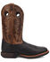 Image #2 - Laredo Men's Alloy Western Boots - Broad Square Toe, Black, hi-res