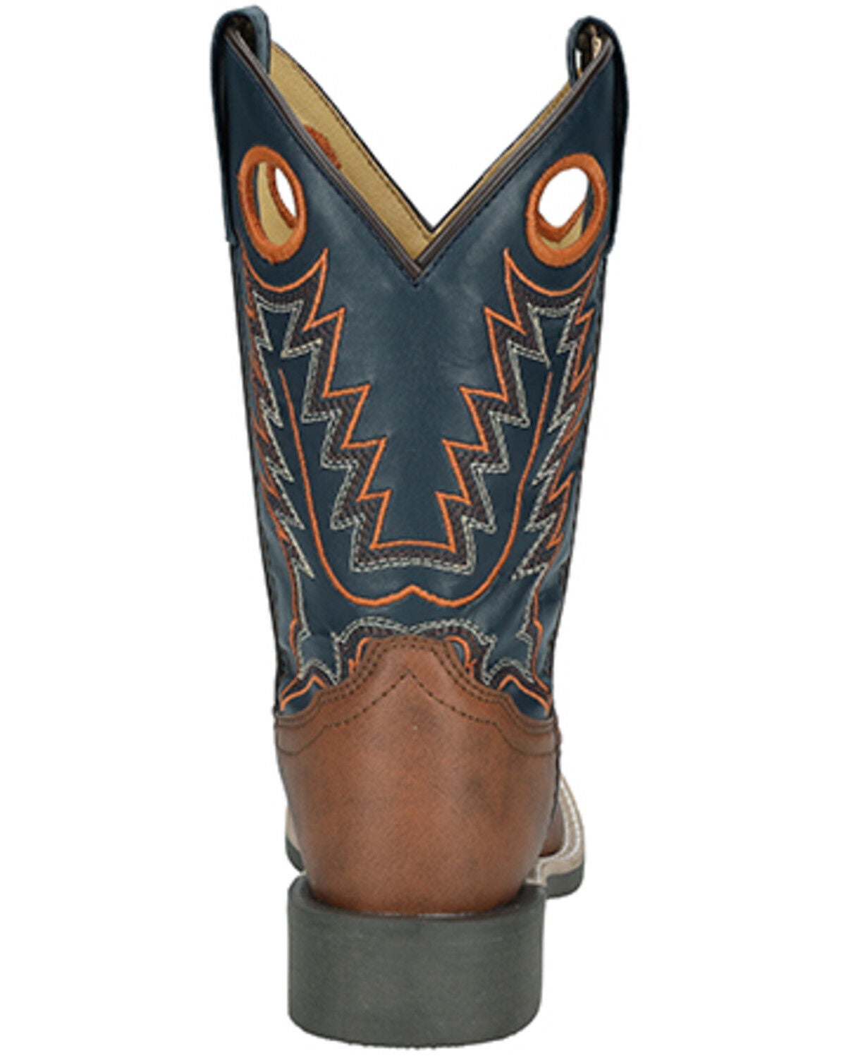 Image #5 - Smoky Mountain Boys' El Paso Western Boots - Broad Square Toe, Brown, hi-res