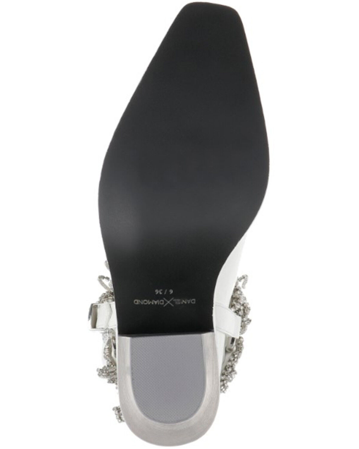 Image #6 - DanielXDiamond Women's High Noon Western Boots - Snip Toe, White, hi-res