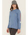 Image #1 - Ariat Women's FR Stretch Logo Long Sleeve Work Tee, Blue, hi-res