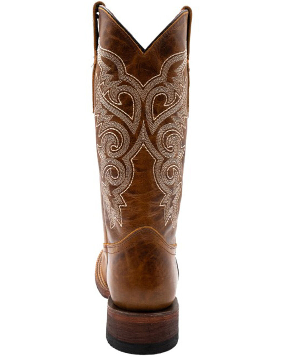 Image #5 - Ferrini Women's Mae Tall Western Boots - Square Toe, Brown, hi-res