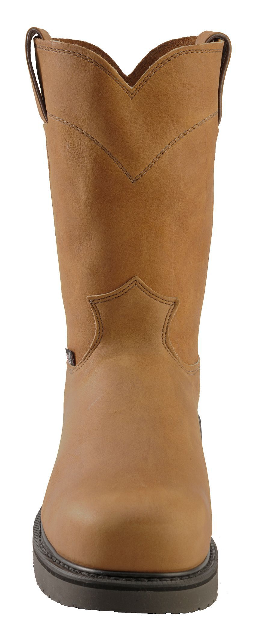 justin aged bark work boots