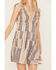 Image #3 - Angie Women's Southwestern Print Short Sleeve Mini Dress , Ivory, hi-res