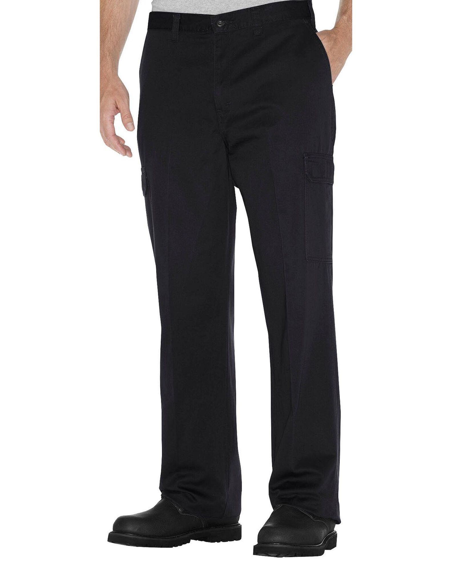 Image #1 - Dickies Cargo Work Pants, Black, hi-res