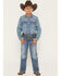 Image #1 - Ariat Boys' B4 Marshall Relaxed Bootcut Denim Jeans, Dark Wash, hi-res