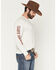 Image #2 - Cody James Men's Southwestern Logo Long Sleeve Graphic T-Shirt, Cream, hi-res