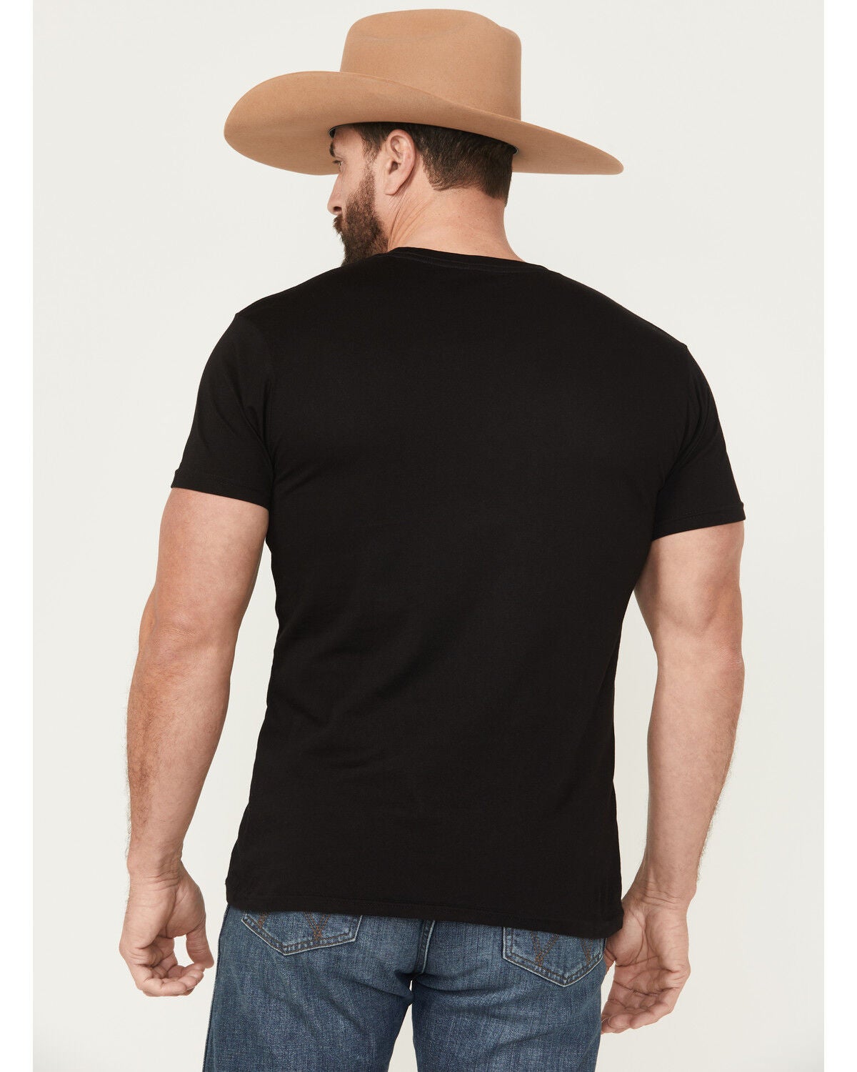 Image #4 - Cowboy Hardware Men's Boot Barn Exclusive Logo Short Sleeve Graphic T-Shirt, , hi-res
