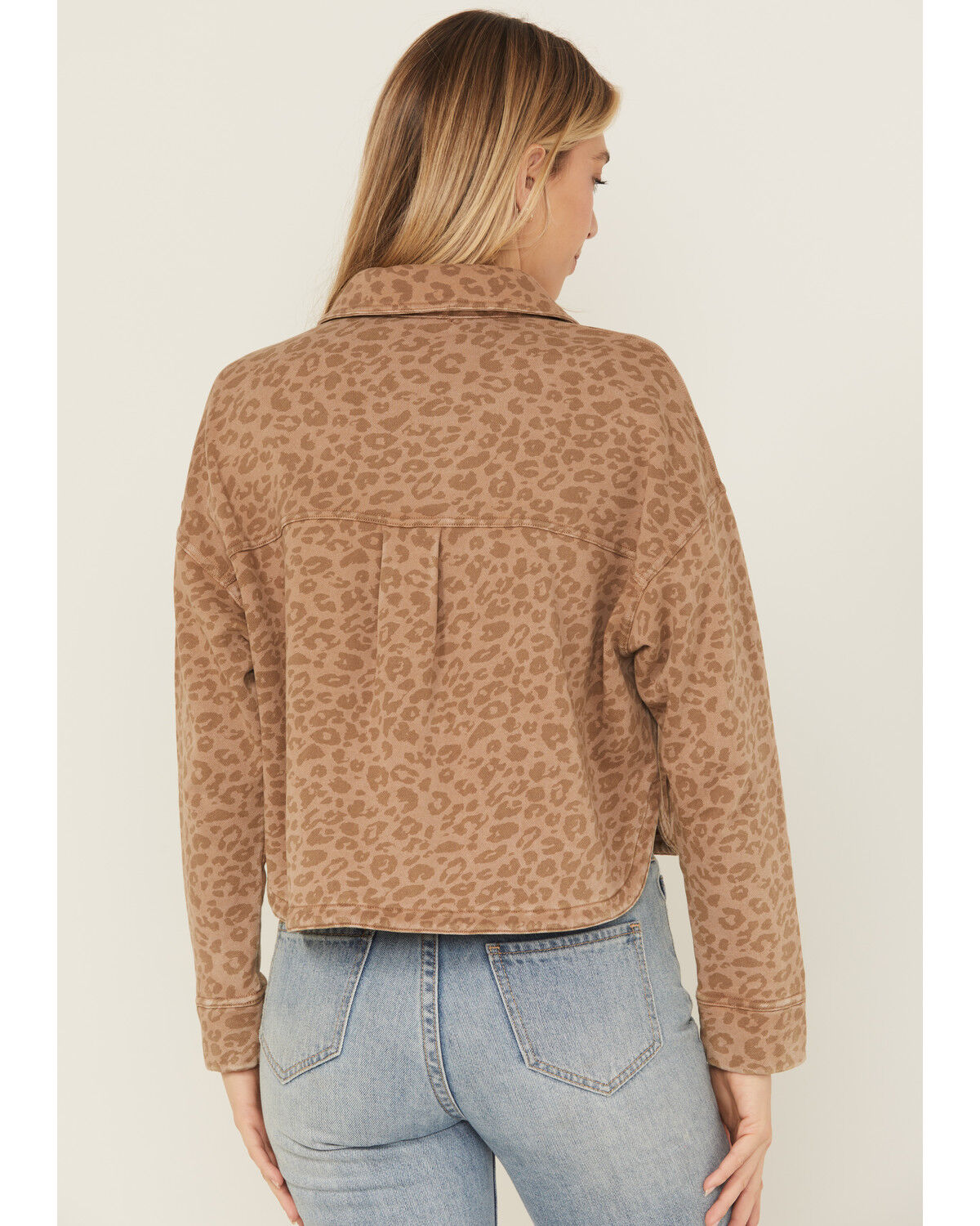 Image #4 - White Crow Women's Leopard Print Button-Down Shacket, Brown, hi-res