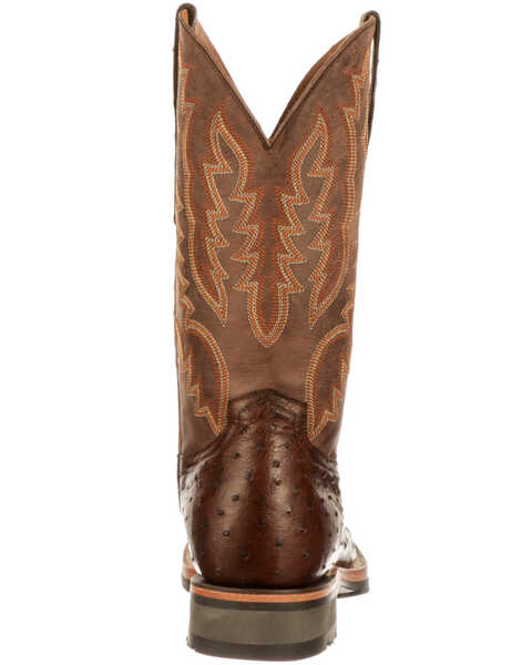 Image #4 - Lucchese Men's Rowdy Exotic Full-Quill Ostrich Western Boots - Square Toe, , hi-res