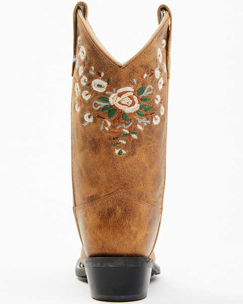 Image #5 - Shyanne Girls' Little Maisie Western Boots - Snip Toe , Brown, hi-res