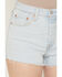 Image #2 - Levi's Women's 501&reg; Original Blank Spot Light Wash Stretch Denim Shorts, Light Wash, hi-res