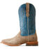 Ariat Men's Circuit Rockridge Western Boots - Broad Square Toe, Grey, hi-res