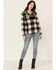 Image #4 - United By Blue Women's Plaid Print Responsible Button Down Western Flannel Shirt, Black/white, hi-res