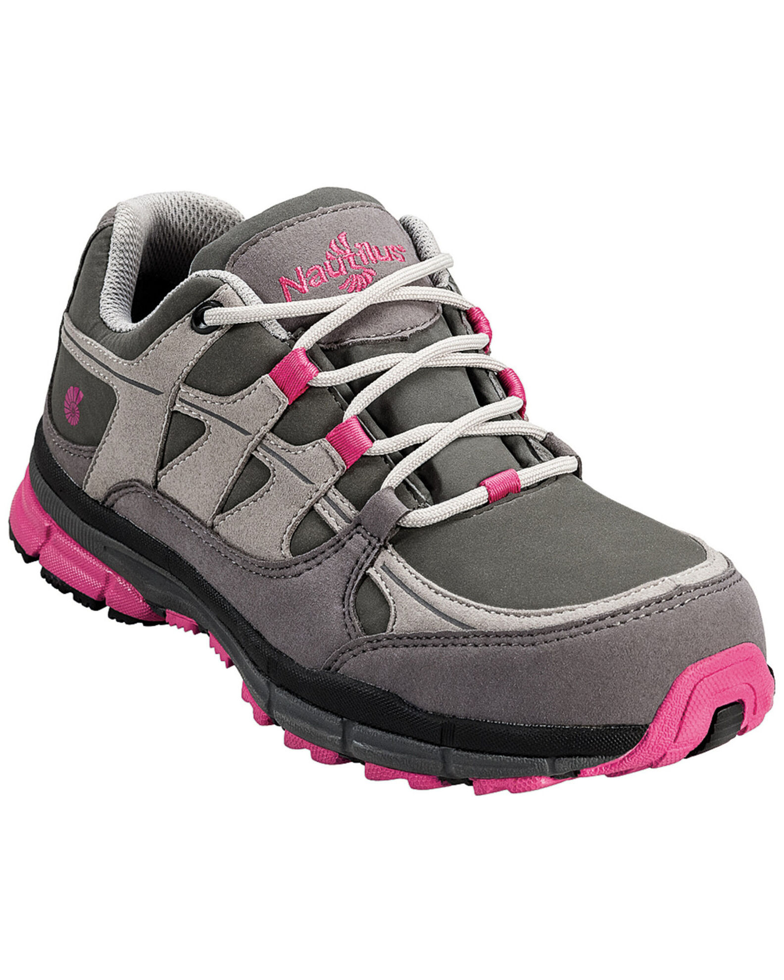 Nautilus Women s Pink Grey Lightweight ESD Athletic Work Shoes