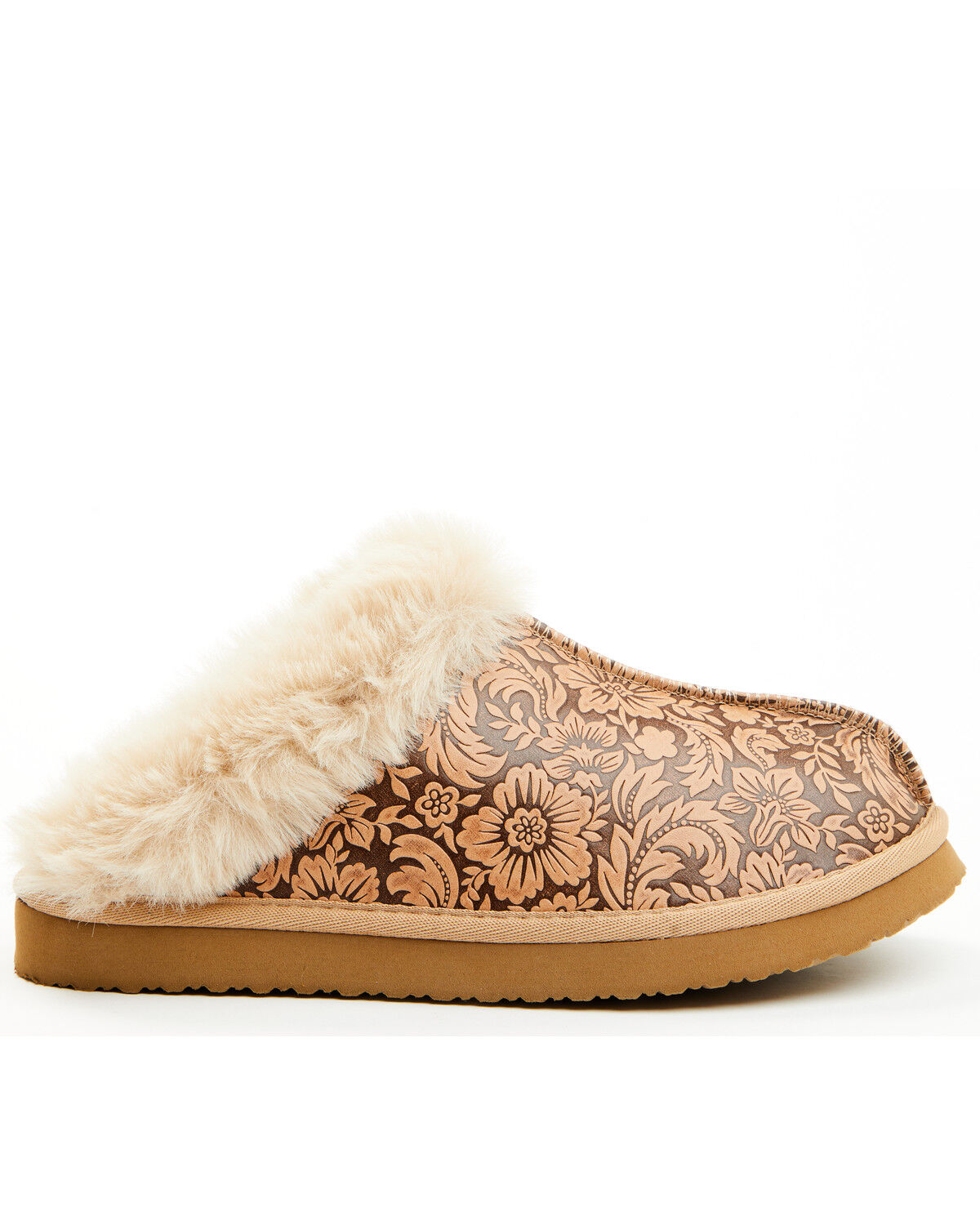 Image #2 - Very G Women's Lolly Embossed Slippers, Nude, hi-res